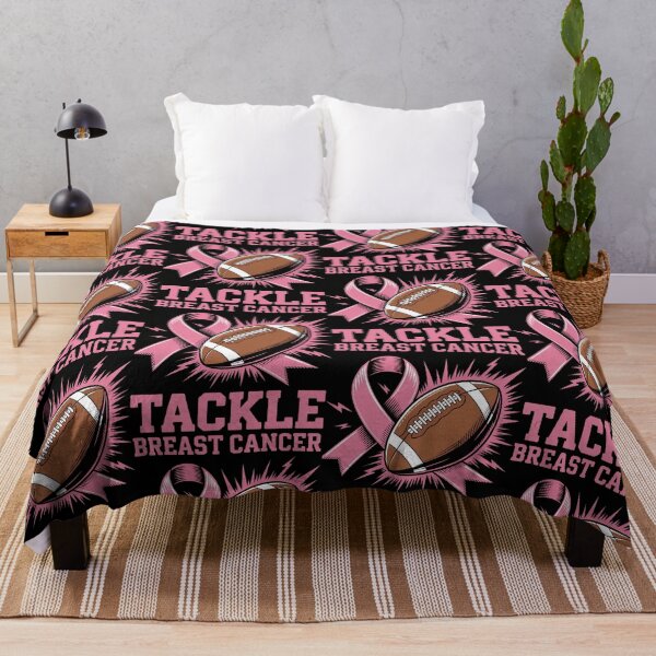 Item preview, October Football Tackle Breast Cancer Awareness Men Women, Tackle Breast Cancer Football Awareness Tee designed and sold by BLZART.