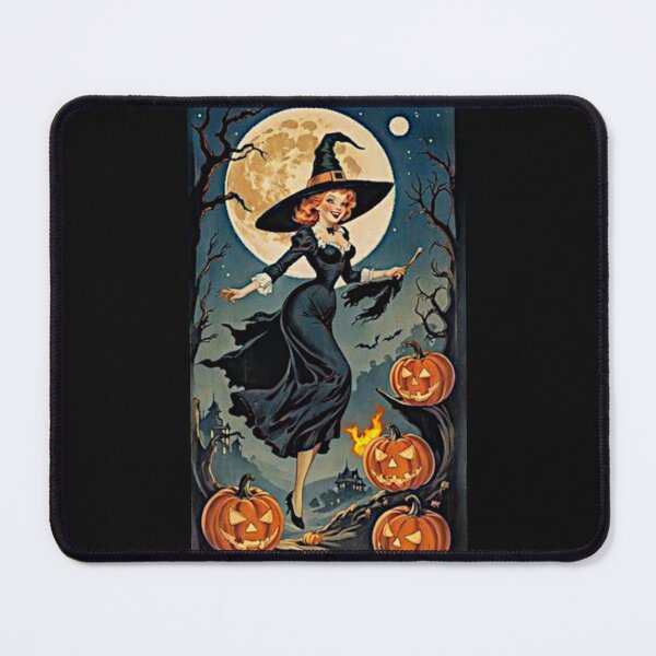 Item preview, Halloween the Witch, the cat and the pumpkin poster variation #1 designed and sold by Helios Be. Lavsh.