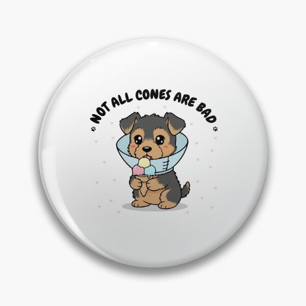 Item preview, Not All Cones Are Bad Airedale Terrier Dog Cone - Funny Ice Cream designed and sold by The Real Life Symphony.