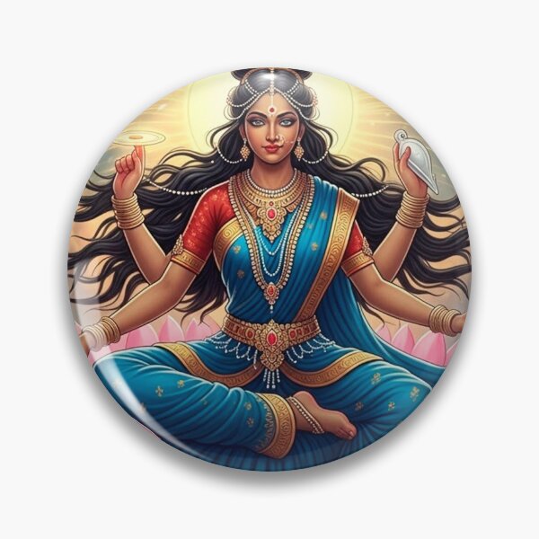 Item preview, Devi Bhuvaneshwari – The Cosmic Mother of the Universe designed and sold by myabstractart _RB.