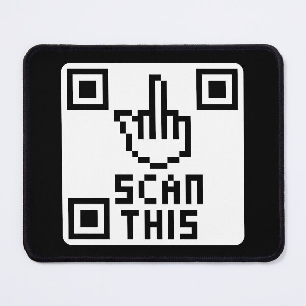 Item preview, Middle finger QR code designed and sold by experimentons.