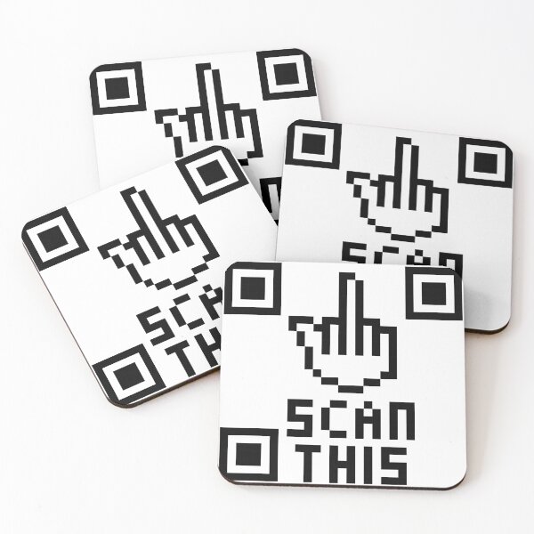 Item preview, Middle finger QR code designed and sold by experimentons.