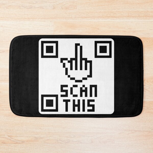 Item preview, Middle finger QR code designed and sold by experimentons.