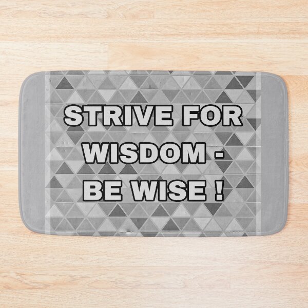 Item preview, Seek knowledge – be wise! designed and sold by AnnabellaRh.
