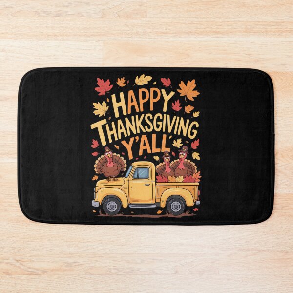 Item preview, Gnomes Turkey On Truck Happy Thanksgiving Yall Fall designed and sold by WalshDrawnLaugh.