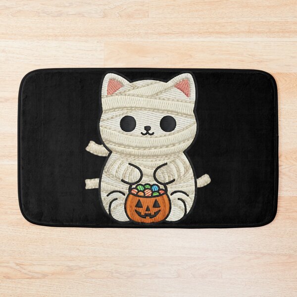 Item preview, Halloween Cat Mummy Costume Cute Spooky Kitty Trick or Treat Pumpkin designed and sold by ArtDesignTp.