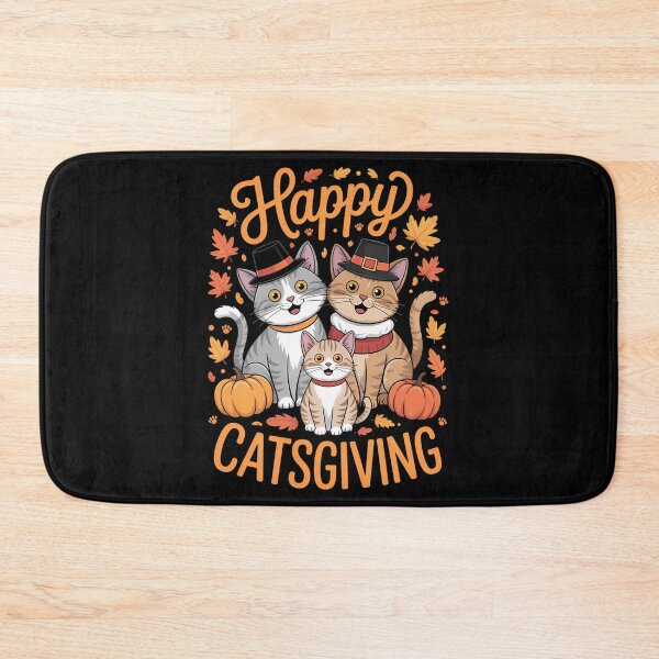 Item preview, Happy Catsgiving Cute Thanksgiving Cat designed and sold by WalshDrawnLaugh.