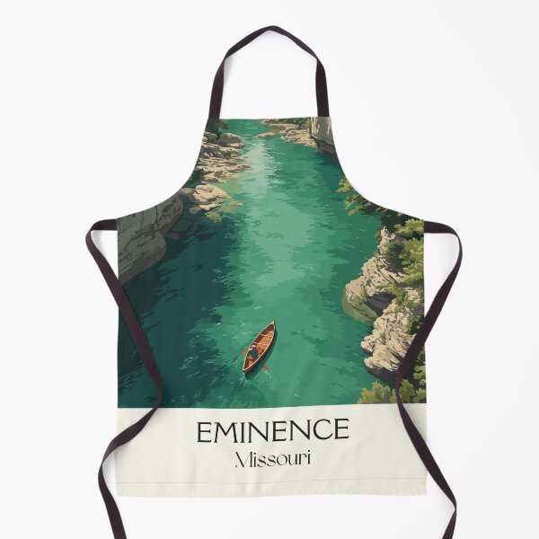 Item preview, Eminence Missouri Vintage Travel Poster | Jacks Fork River Art Print | Ozark Scenic Riverways Decor designed and sold by TuncGK.