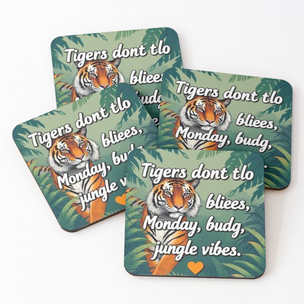 Item preview, Tigers don’t do Monday blues, only jungle vibes designed and sold by SSMC DREAM DESIGN.