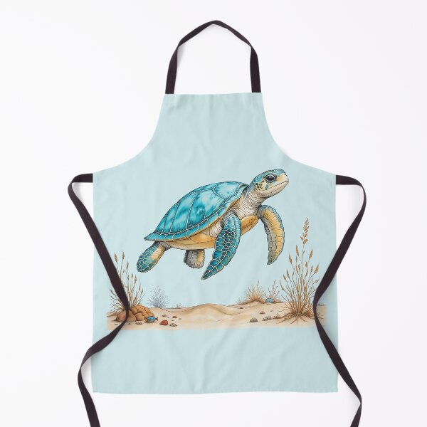 Item preview, Sea Turtle – Wildlife Premium | Hand-Drawn Colored Pencil Ocean Illustration | Nature-Inspired Sea Life Art designed and sold by BloomStudio1.