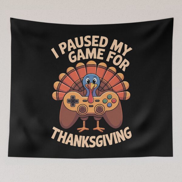 Item preview, Happy Thanksgiving gaming fall designed and sold by WalshDrawnLaugh.