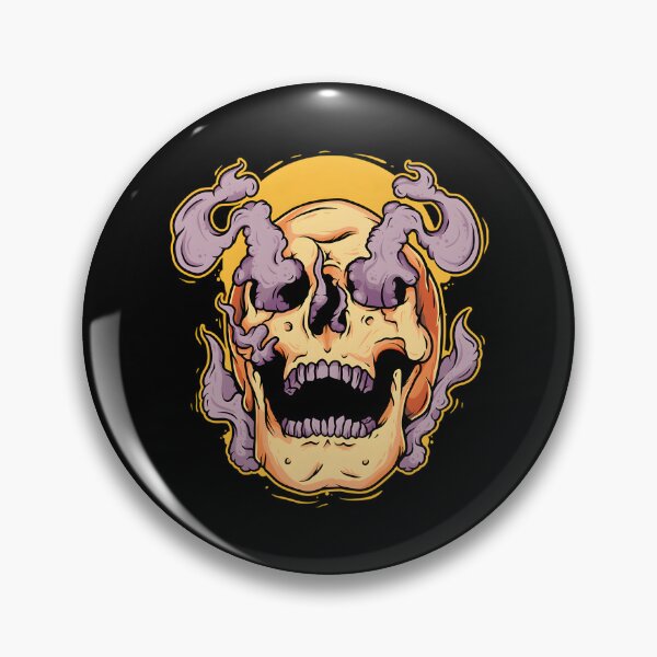 Item preview, Yellow Smoke Skull designed and sold by krbqalice.