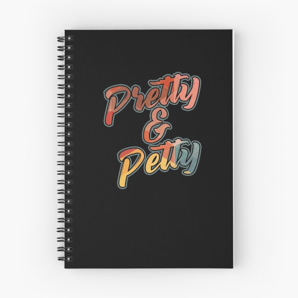 Item preview, Pretty & Petty Cute Sarcastic Bad Attitude Drama T-Shirt designed and sold by LookTwice.