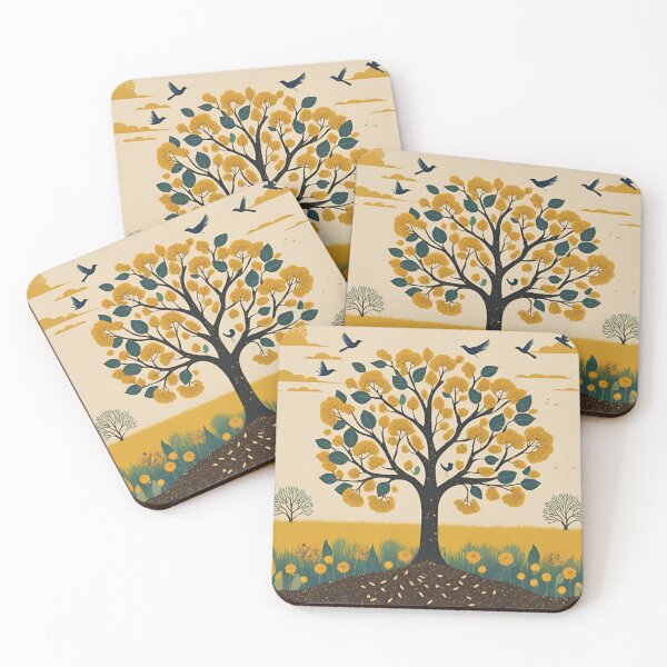 Item preview, Boho Abstract Parable of the Mustard Tree, Bible designed and sold by Boho Art by Rebecca.