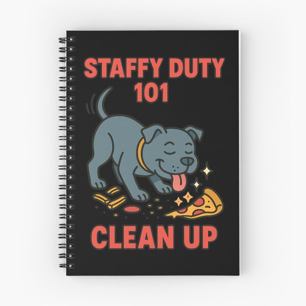 Item preview, Staffy Duty 101 Clean Up Funny Staffy Design designed and sold by BestFriendTees.