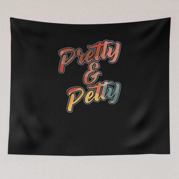Item preview, Pretty & Petty Cute Sarcastic Bad Attitude Drama T-Shirt designed and sold by LookTwice.