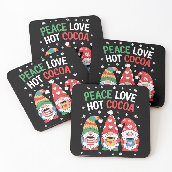 Item preview, Hot Cocoa Gnomes Christmas Hippie Xmas designed and sold by WalshDrawnLaugh.