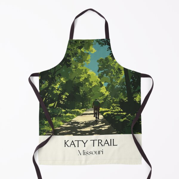 Item preview, Katy Trail Missouri Vintage Poster | State Park Biking Art Print | Hiking & Cycling Decor designed and sold by TuncGK.