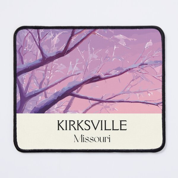 Item preview, Kirksville Missouri Vintage Poster | Spring Blossoms Art Print | Thousand Hills Area Decor designed and sold by TuncGK.
