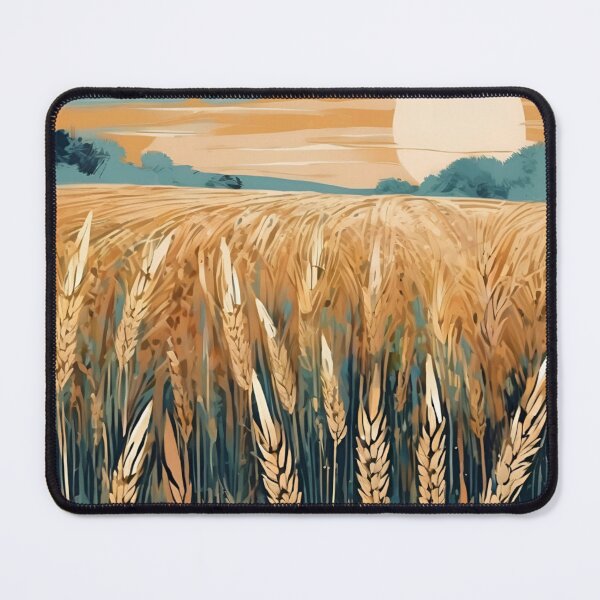 Item preview, Boho Abstract Parable of the Wheat and Weeds with sunshine designed and sold by Boho Art by Rebecca.