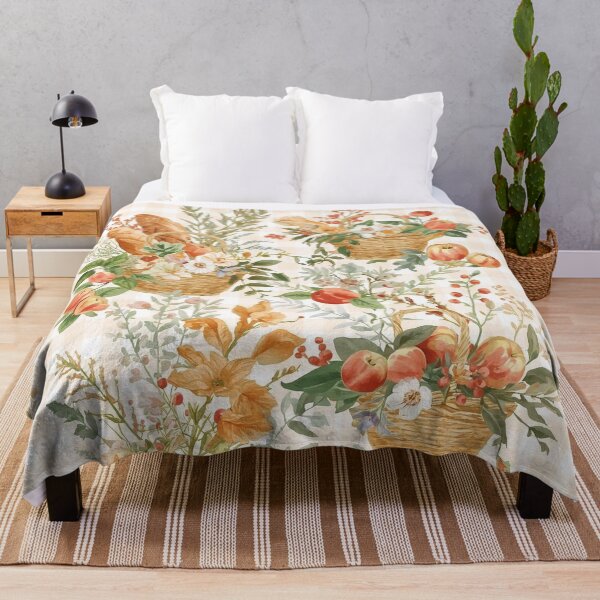 Item preview, Harvest Baskets – Rustic Cottagecore Pattern designed and sold by Deezyned.