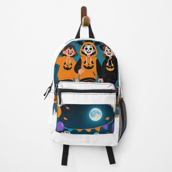 Item preview, Happy Halloween Night – Cute Kids Trick or Treating designed and sold by FraktalMoods.