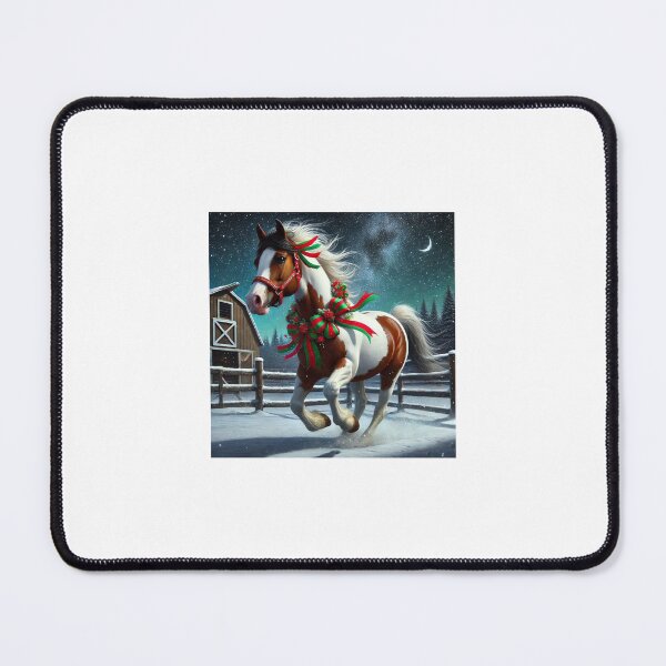 Item preview, Christmas Paint Horse - Playing in the Moonlit Pasture designed and sold by Caitlin Soergel.
