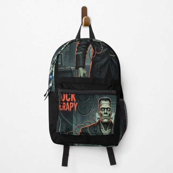 Item preview, Cyber Frankenstein Pop Art Halloween AI Design designed and sold by FelixnRobinus.