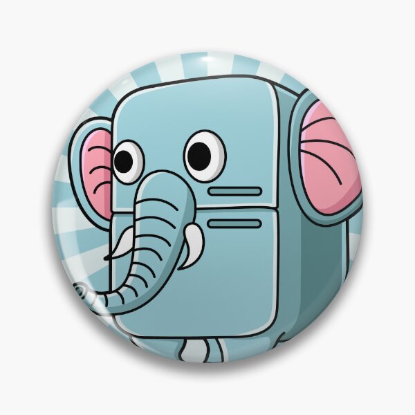 Item preview, Elefantino Frigofero Italian Brainrot Cute Character designed and sold by Kubala Designs.