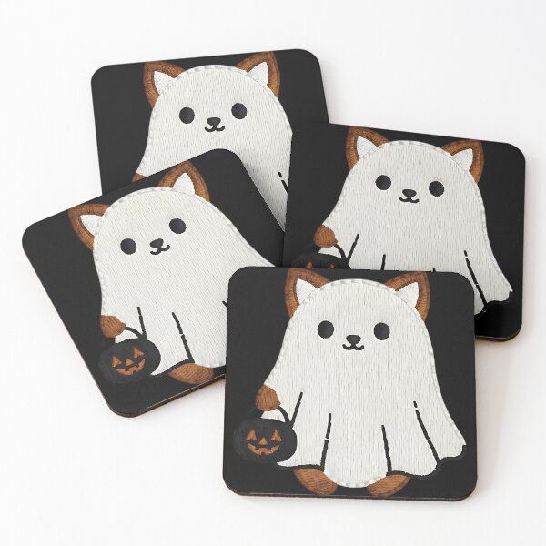 Item preview, Halloween Fox Ghost Costume Cute Spooky Animal Trick or Treat Pumpkin designed and sold by ArtDesignTp.