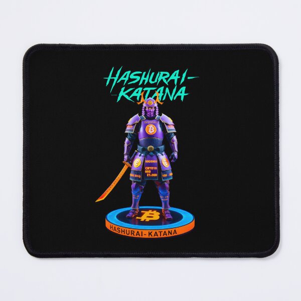 Item preview, "HASHURAI-KATANA – Bitcoin Blade of the Blockchain Shogun" designed and sold by BitCrop.
