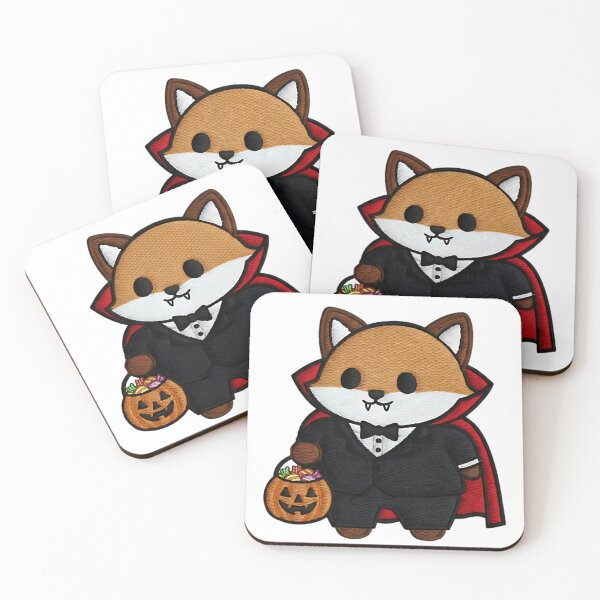 Item preview, Halloween Fox Vampire Costume Cute Spooky Animal Trick or Treat Pumpkin designed and sold by ArtDesignTp.