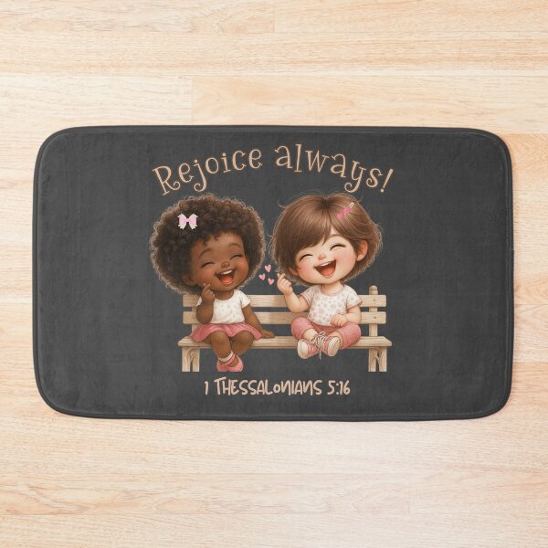 Item preview, Rejoice Always Christian Quote – Faith & Mental Wellness Art for Best Friends, Gratitude & Joy designed and sold by AmenAlways.