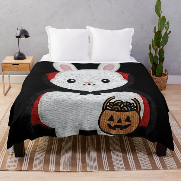 Item preview, Halloween Bunny Vampire Costume Cute Spooky Rabbit Trick or Treat Pumpkin designed and sold by ArtDesignTp.