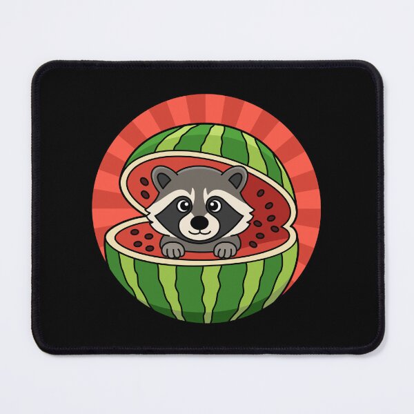 Item preview, Raccooni Watermelunni Italian Brainrot Cute Character designed and sold by Kubala Designs.