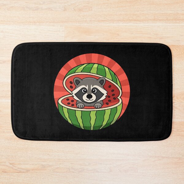 Item preview, Raccooni Watermelunni Italian Brainrot Cute Character designed and sold by Kubala Designs.