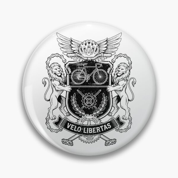 Item preview, Cycling Bicycle Coat Of Arms Funny Cyclist Heraldry Shield designed and sold by GrandeDuc.