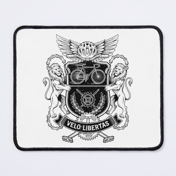 Item preview, Cycling Bicycle Coat Of Arms Funny Cyclist Heraldry Shield designed and sold by GrandeDuc.