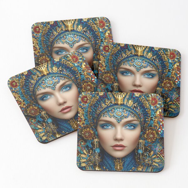 Item preview, Ornate Blue Headdress with Striking Features designed and sold by Artessie.
