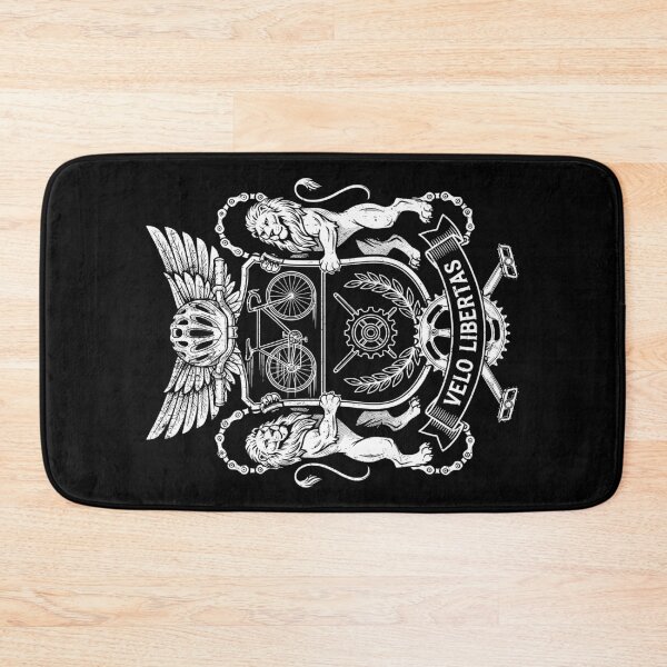Item preview, Cycling Bicycle Coat Of Arms Funny Cyclist Heraldry Shield designed and sold by GrandeDuc.