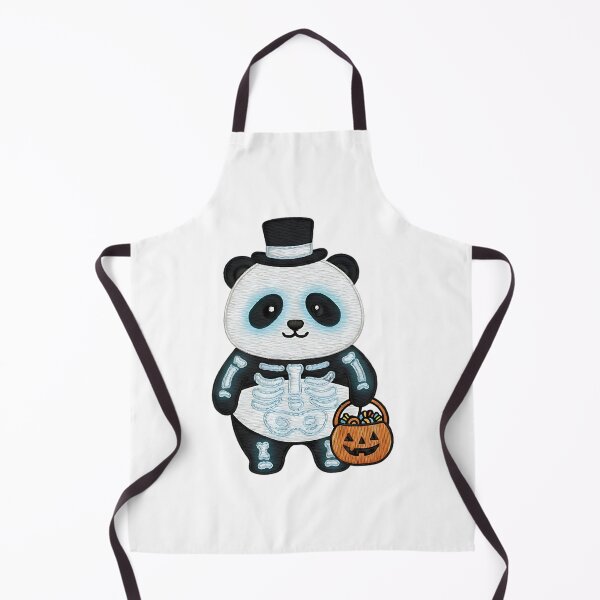 Item preview, Halloween Panda Skeleton Costume Cute Spooky Bear Trick or Treat Pumpkin designed and sold by ArtDesignTp.