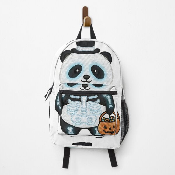 Item preview, Halloween Panda Skeleton Costume Cute Spooky Bear Trick or Treat Pumpkin designed and sold by ArtDesignTp.