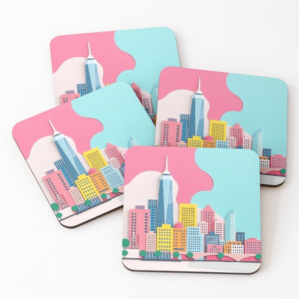 Item preview, Modern Paper Collage Cityscape designed and sold by sharon1210.