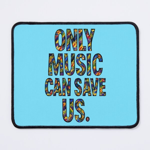 Item preview, Only Music Can Save Us Typography #1 designed and sold by creativerooney.