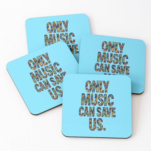 Item preview, Only Music Can Save Us Typography #1 designed and sold by creativerooney.