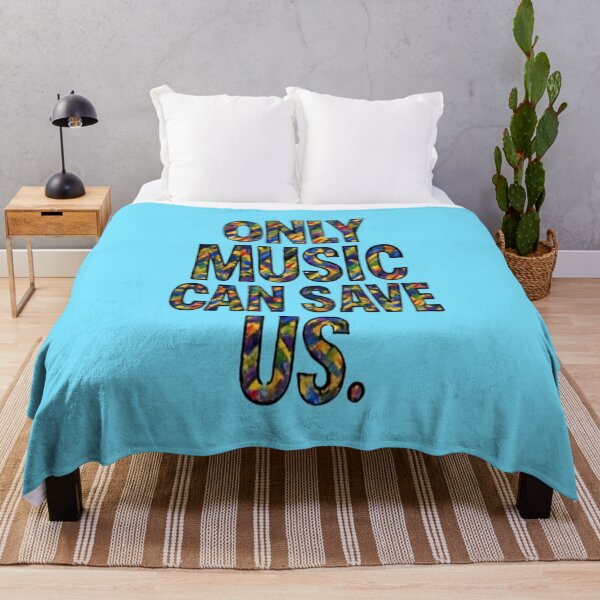 Item preview, Only Music Can Save Us Typography #1 designed and sold by creativerooney.