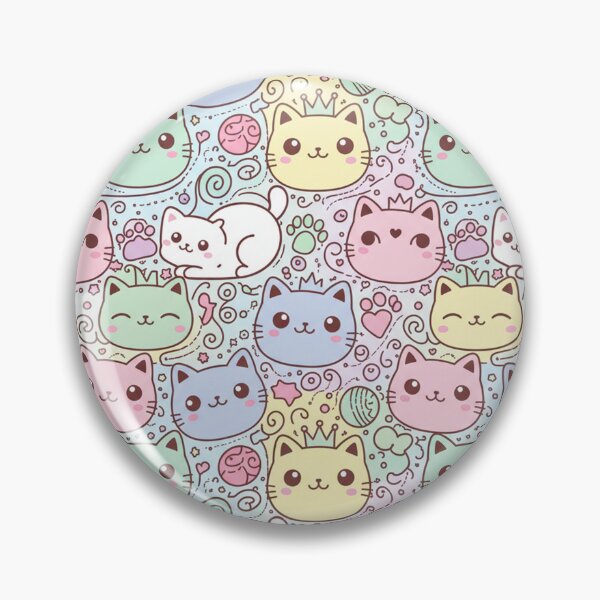 Item preview, Kitten pattern designed and sold by Gatosa.