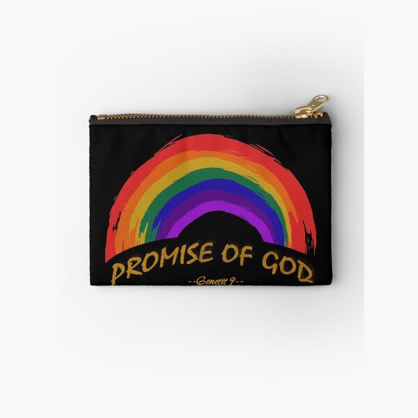 Item preview, Rainbow The Promise of God - Abstract Rainbow using distorted brush stroke- Christian Design from bible verse genesis 9 designed and sold by ZechJohnRB.
