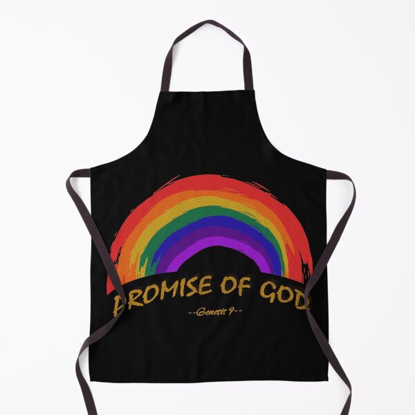 Item preview, Rainbow The Promise of God - Abstract Rainbow using distorted brush stroke- Christian Design from bible verse genesis 9 designed and sold by ZechJohnRB.