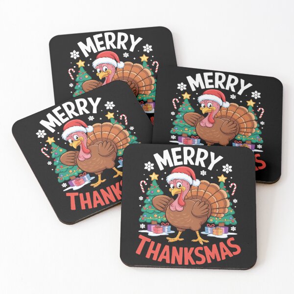 Item preview, Merry Thanksmas Christmas Thanksgiving Cute designed and sold by savrmiller.